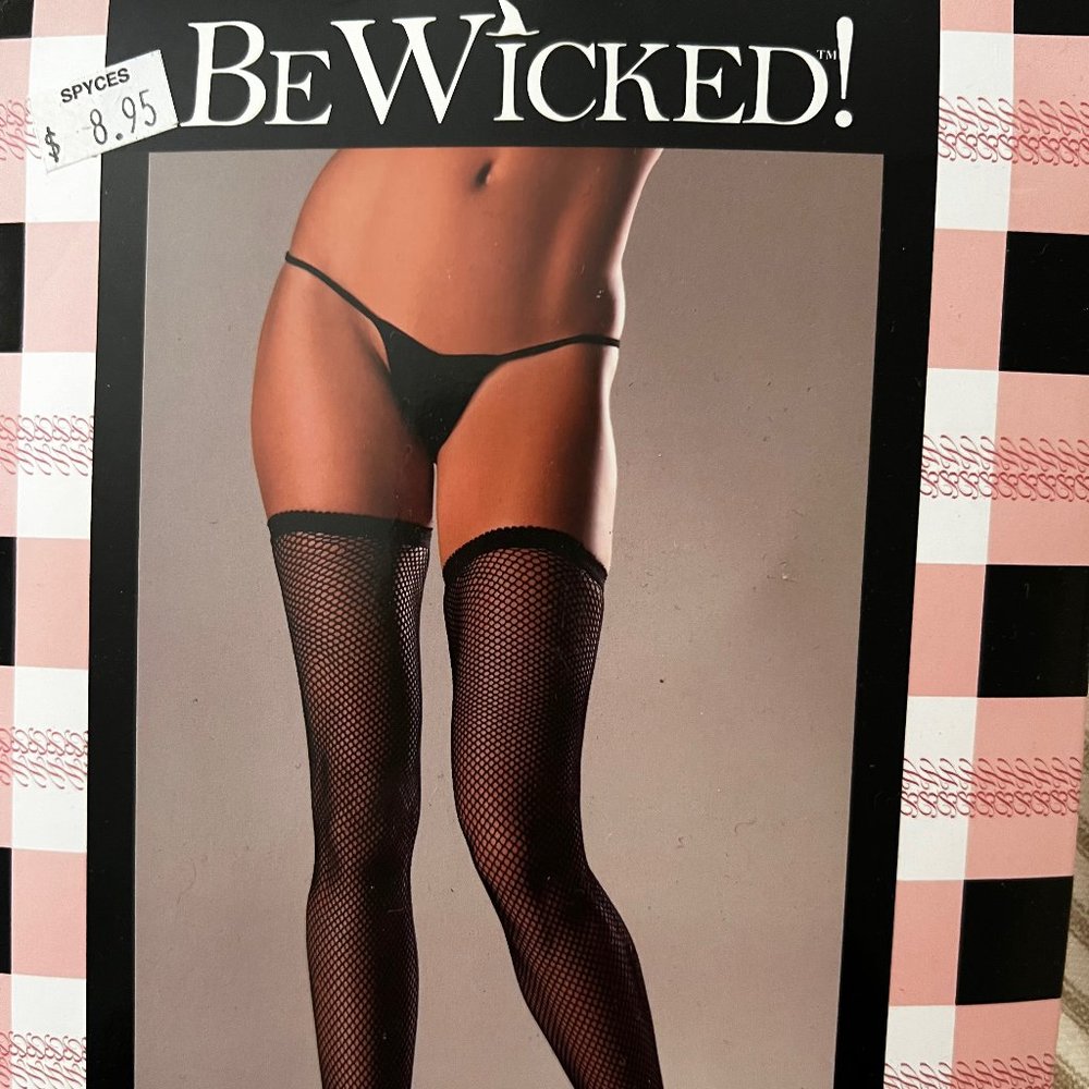 Fishnet Thigh Highs